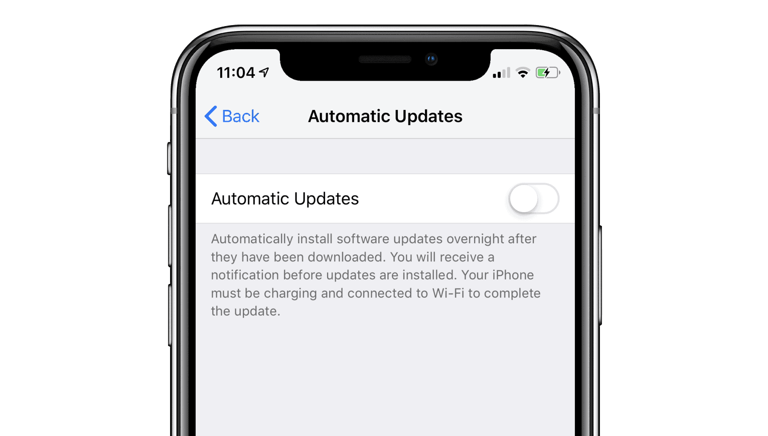 How to Turn Off Automatic Updates on iPhone running iOS 12