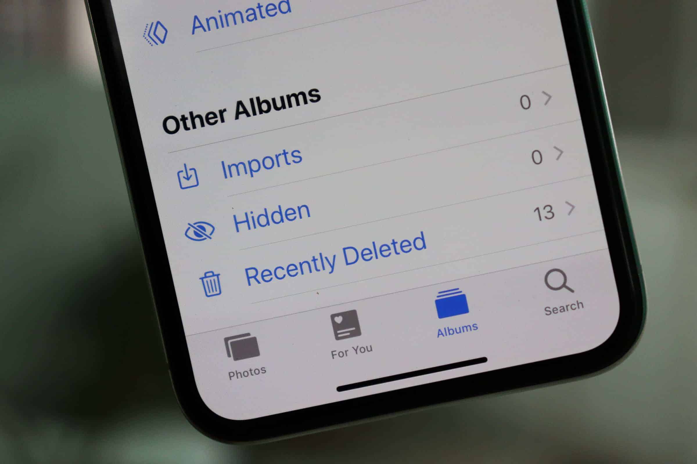 Where Is Recently Deleted Album On Iphone