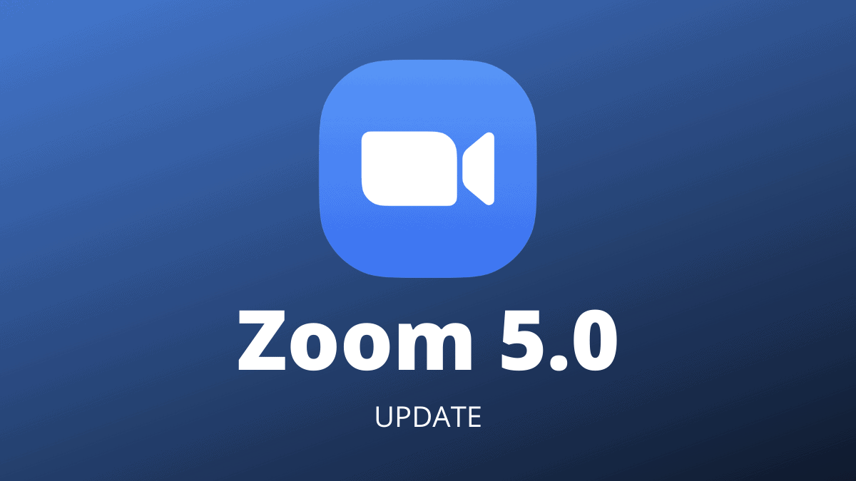 How To Download Zoom 5.0 Update