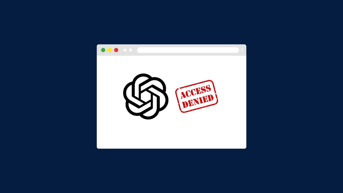 How to Fix ChatGPT Access Denied Error 1020