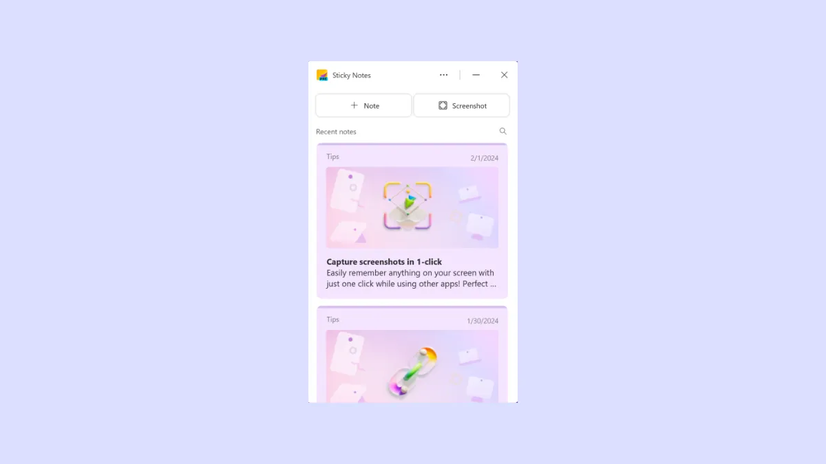 The new Sticky Notes app in Windows 11 is here. Here's what's new