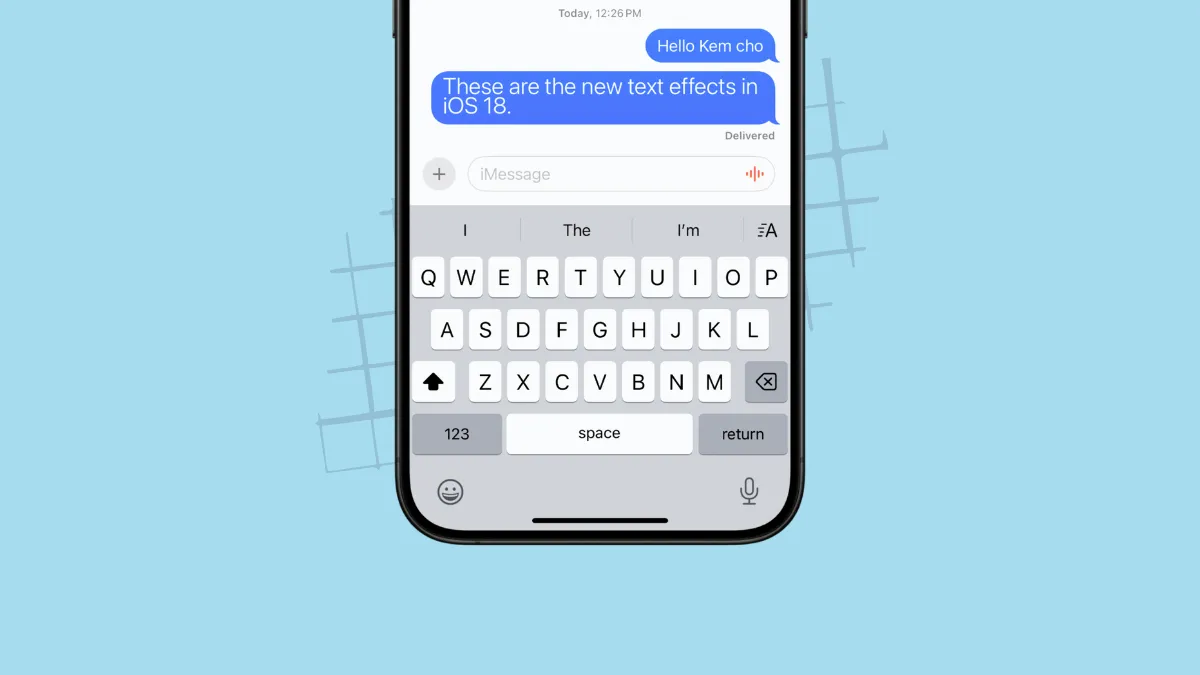 How to use text effects in iMessage on iPhone with iOS 18