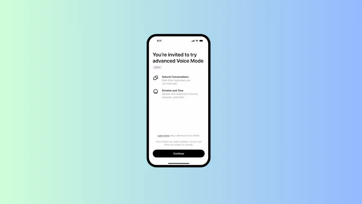 OpenAI begins rolling out the advanced Voice Mode to ChatGPT Plus users