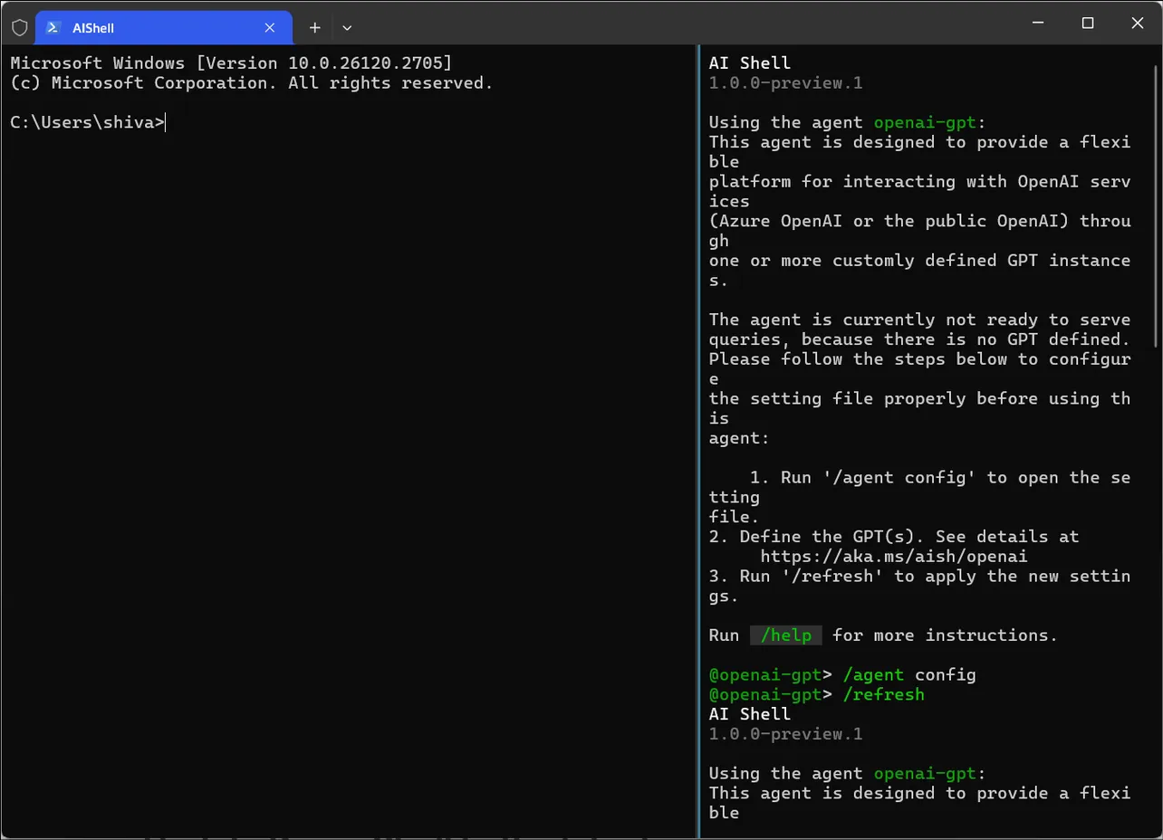 How to Install and Use AI Shell in Windows
