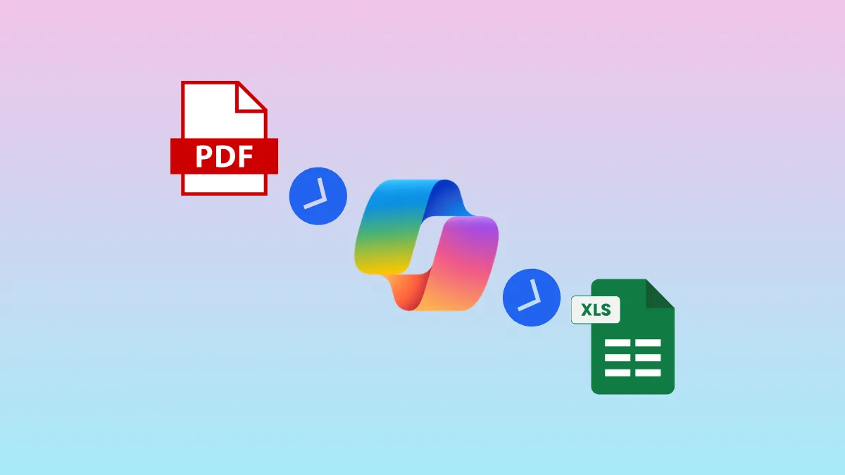 How to Convert PDF to Excel Using Copilot AI