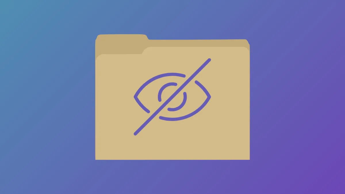 Hide Files and Folders Using a Shortcut on Windows 11