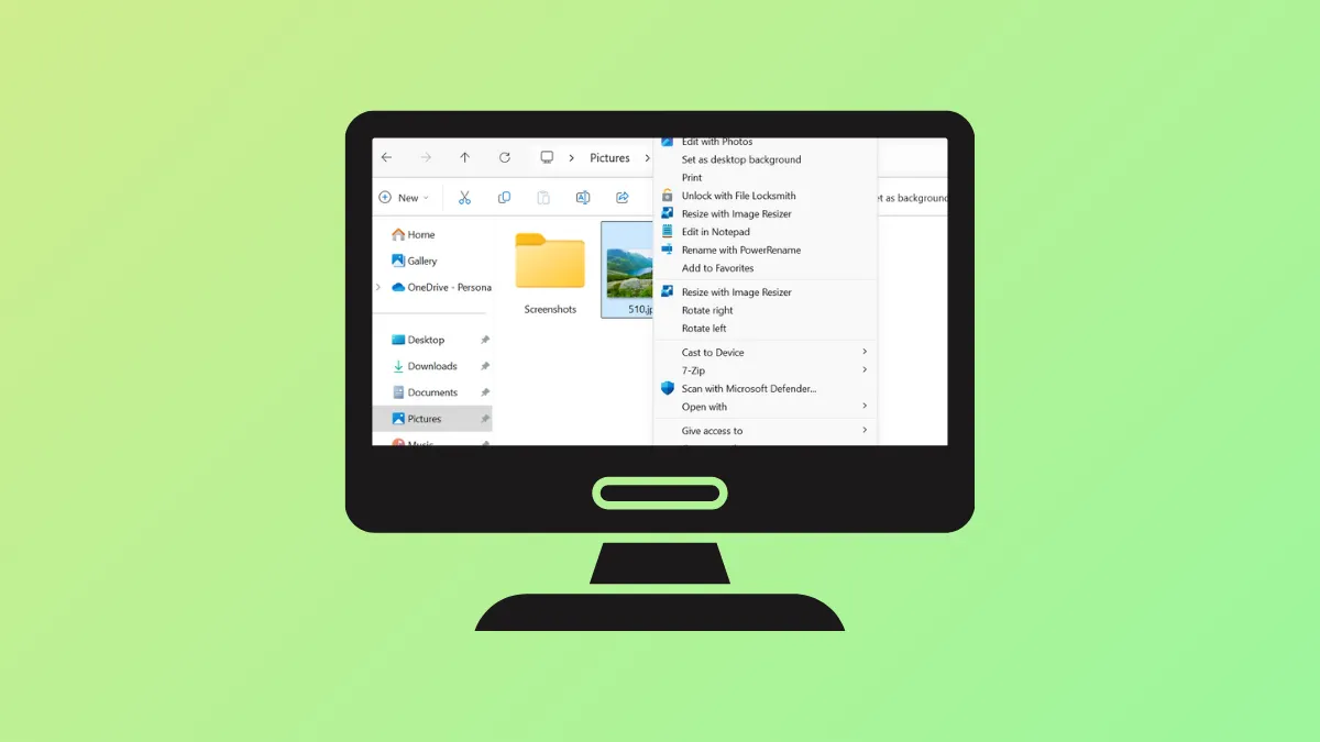 Remove Rotate Options for Images in Windows 11 Context Menu