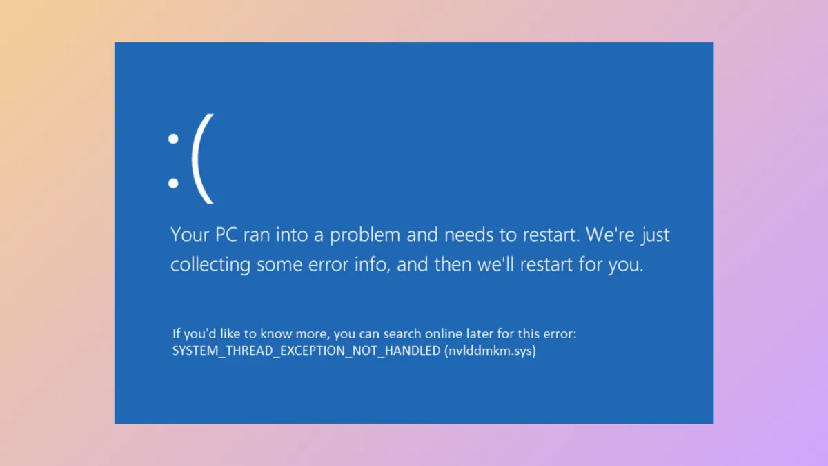 How to Fix the System Thread Exception Not Handled Blue Screen Error on Windows 11
