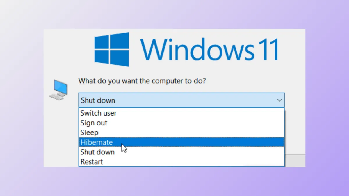 Show Hibernate in Power Button Options in Windows 11