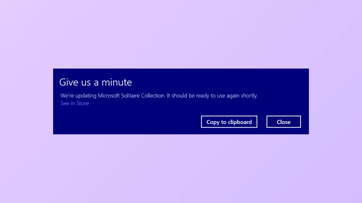 How to Get Rid of the "Give Us a Minute" Message on Windows 11