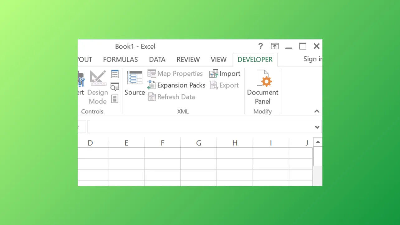 How to Enable, Use, or Remove the Developer Tab in Microsoft Excel