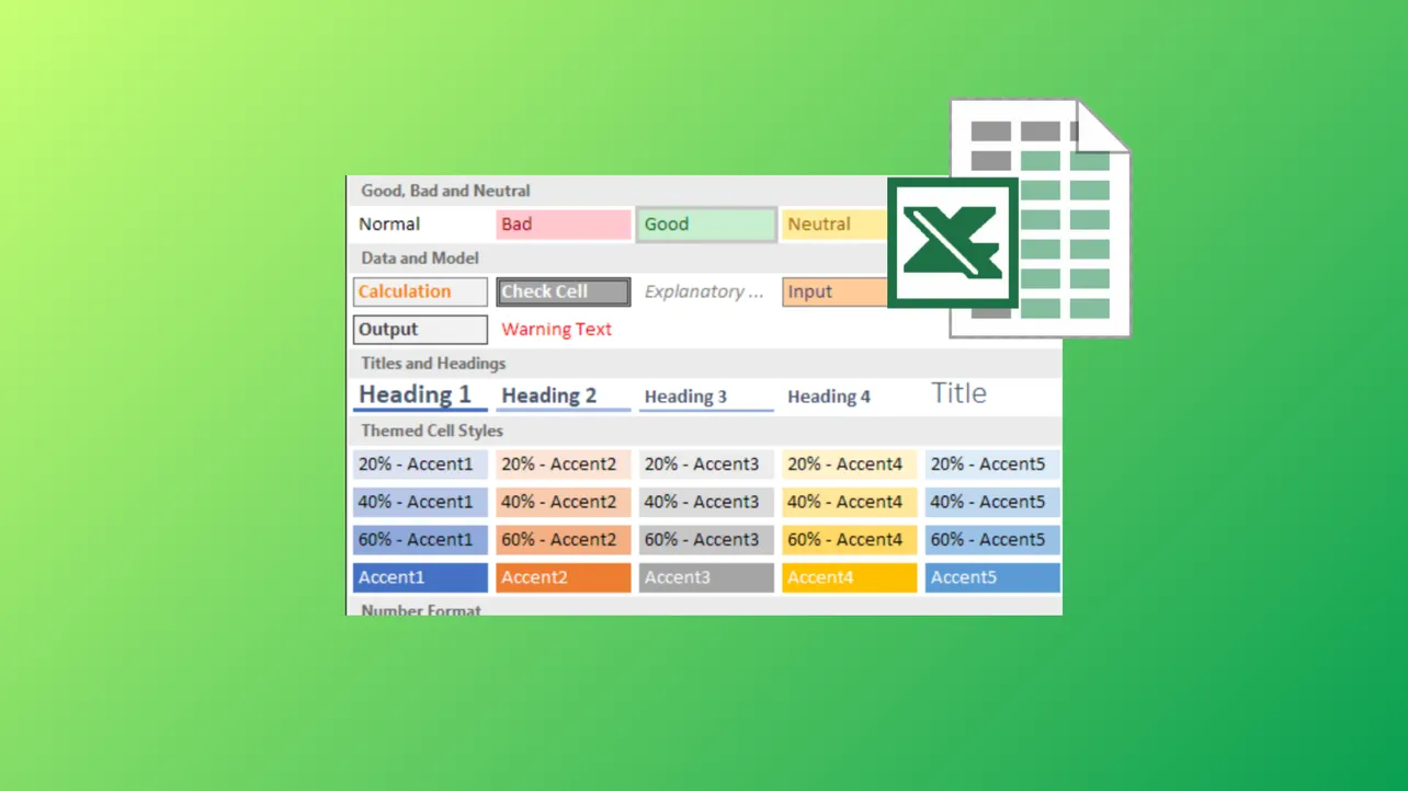 How to Use the Cell Style Feature in Microsoft Excel