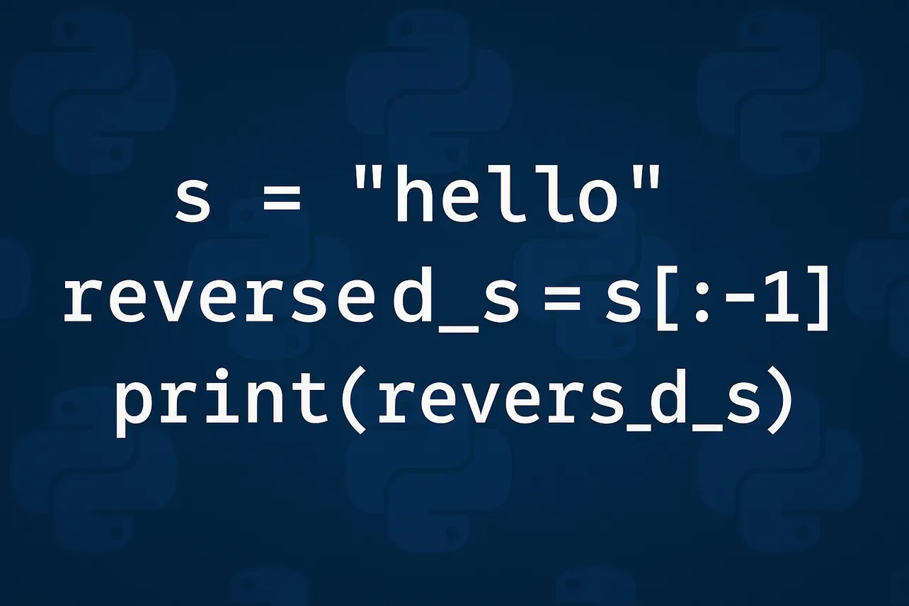 How to Reverse a String in Python