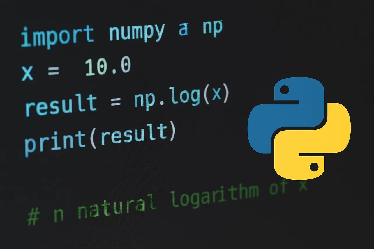 Calculate Natural Log in Python