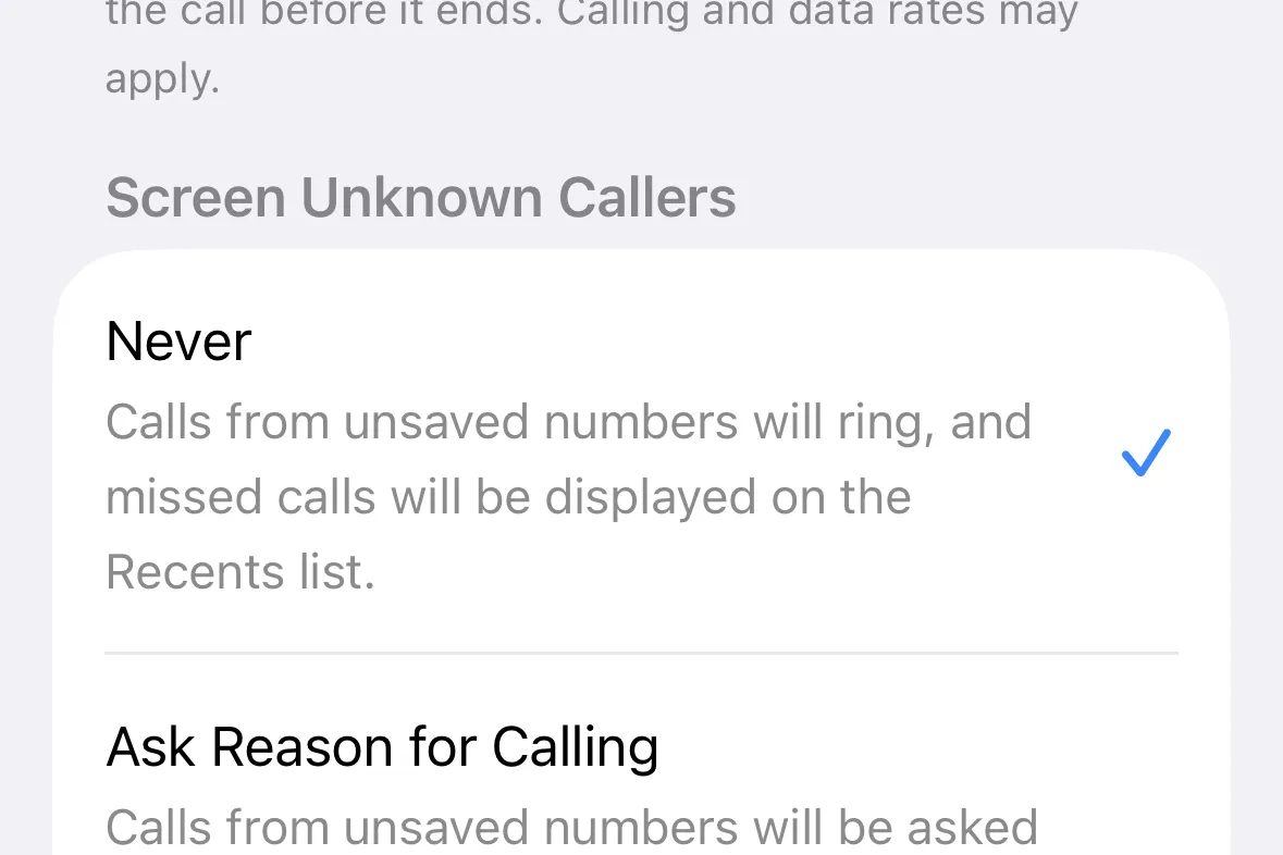 How to Disable Call Screening on iPhone (iOS 26)