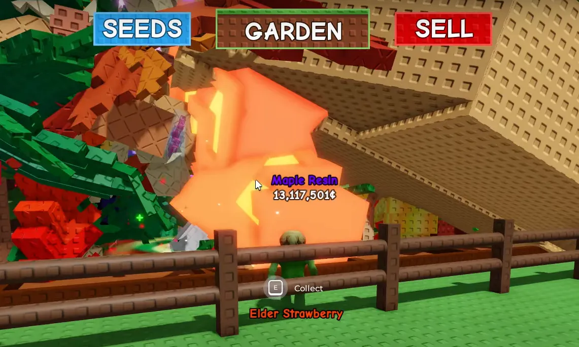 Grow a Garden: How to get Maple Resin (Fall Market)