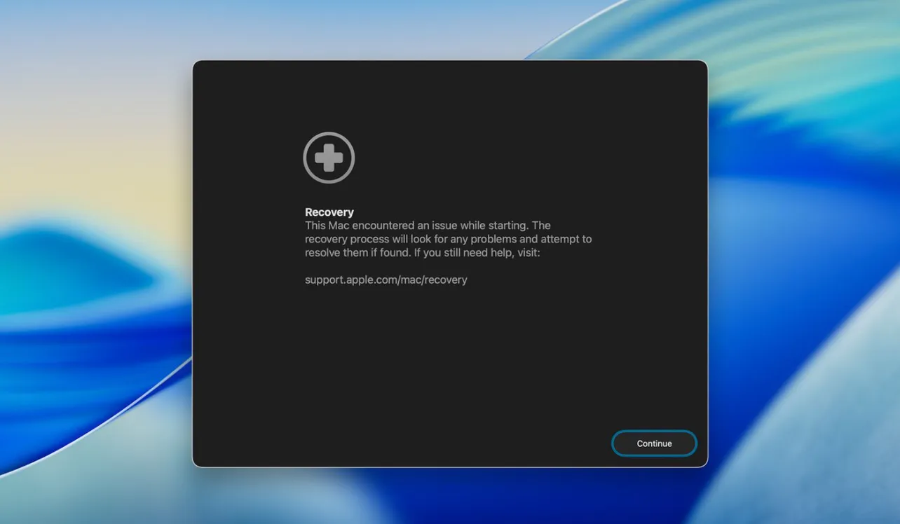 macOS Tahoe Recovery Assistant — how it works and when to use it