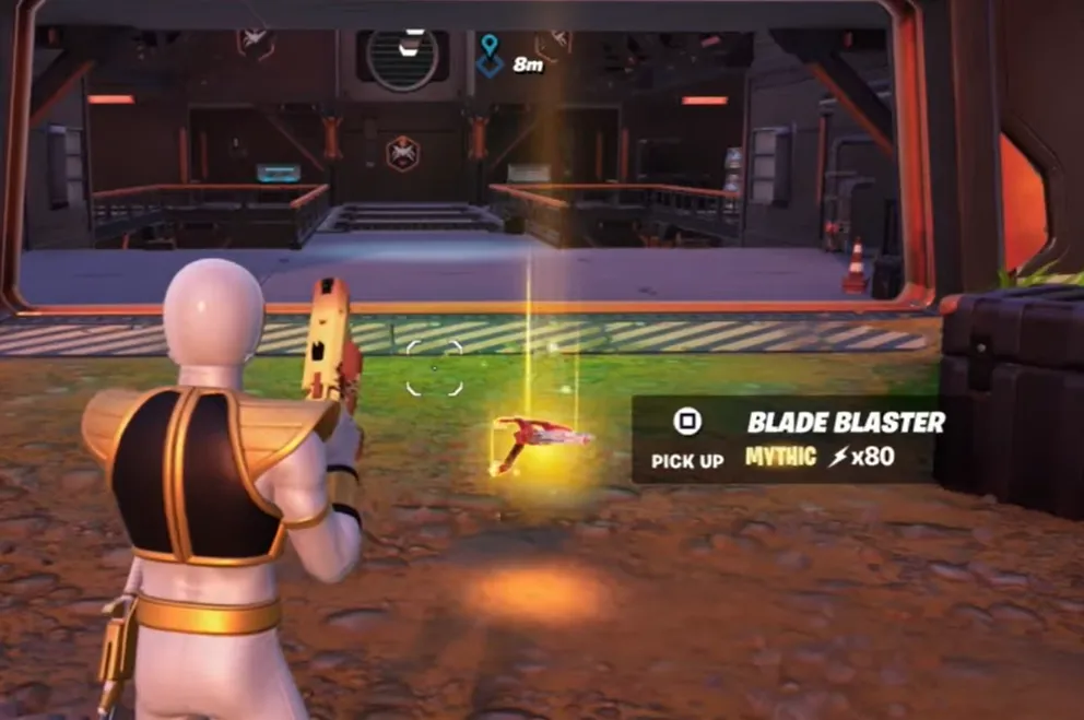 How to get the Power Rangers Blade Blaster in Fortnite (v37.30)