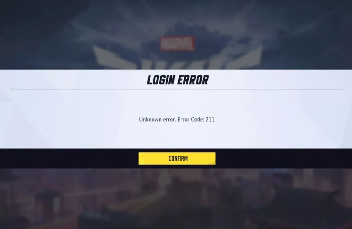 Marvel Rivals error code 211 (Steam) — fixes that work