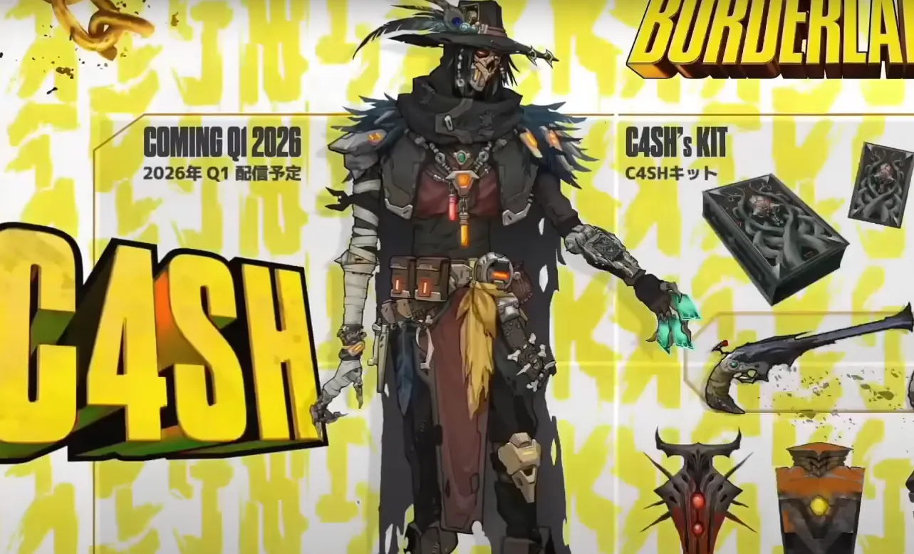 Borderlands 4 cash farming and C4SH, the luck‑based Vault Hunter