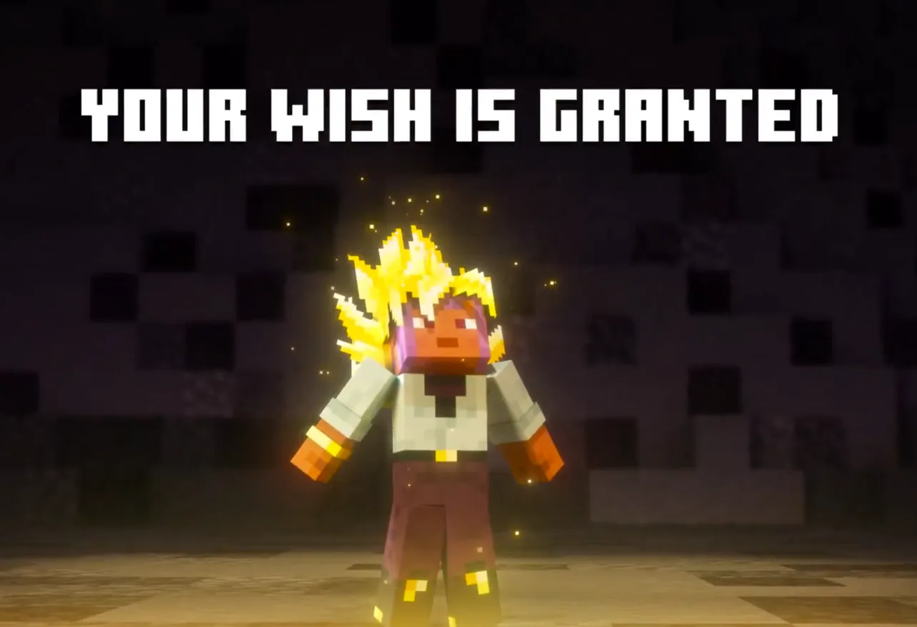 Minecraft x Dragon Ball Z DLC teased, free Super Saiyan hair out now