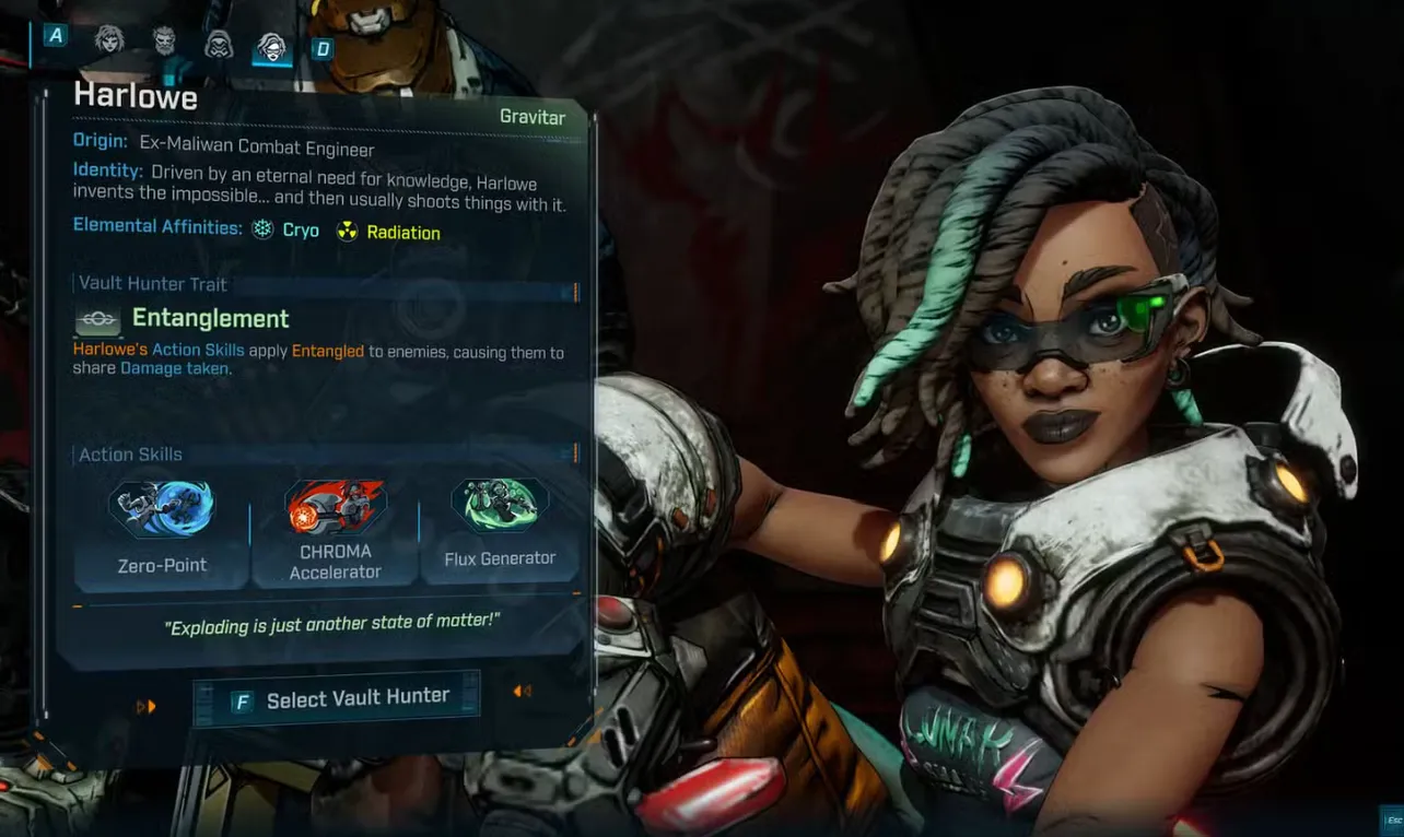 Borderlands 4 — the best Harlowe builds for bossing and mobs