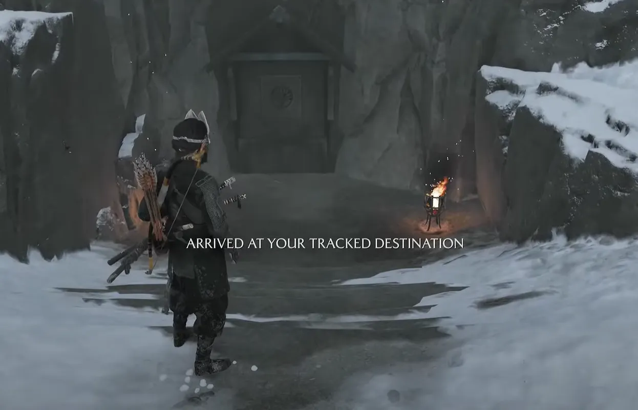 Ghost of Yotei — Snow Drift Springs Shrine fox statue solution