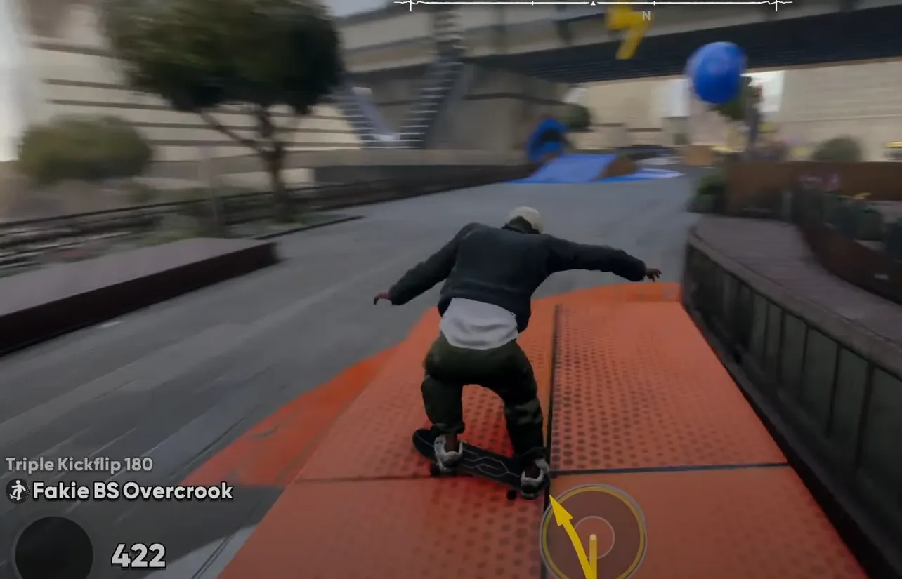 Skate 4 — Block Party location and how grind sequences count