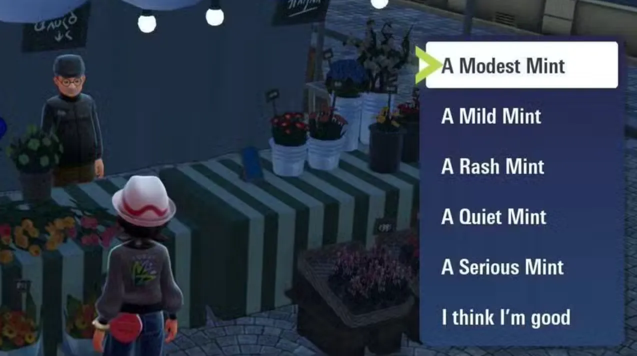 Modest Mint in Pokémon Legends: Z‑A — Locations and every mint stall