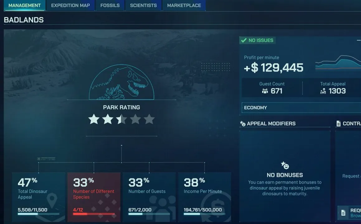Jurassic World Evolution 3 — Raise your park rating the right way