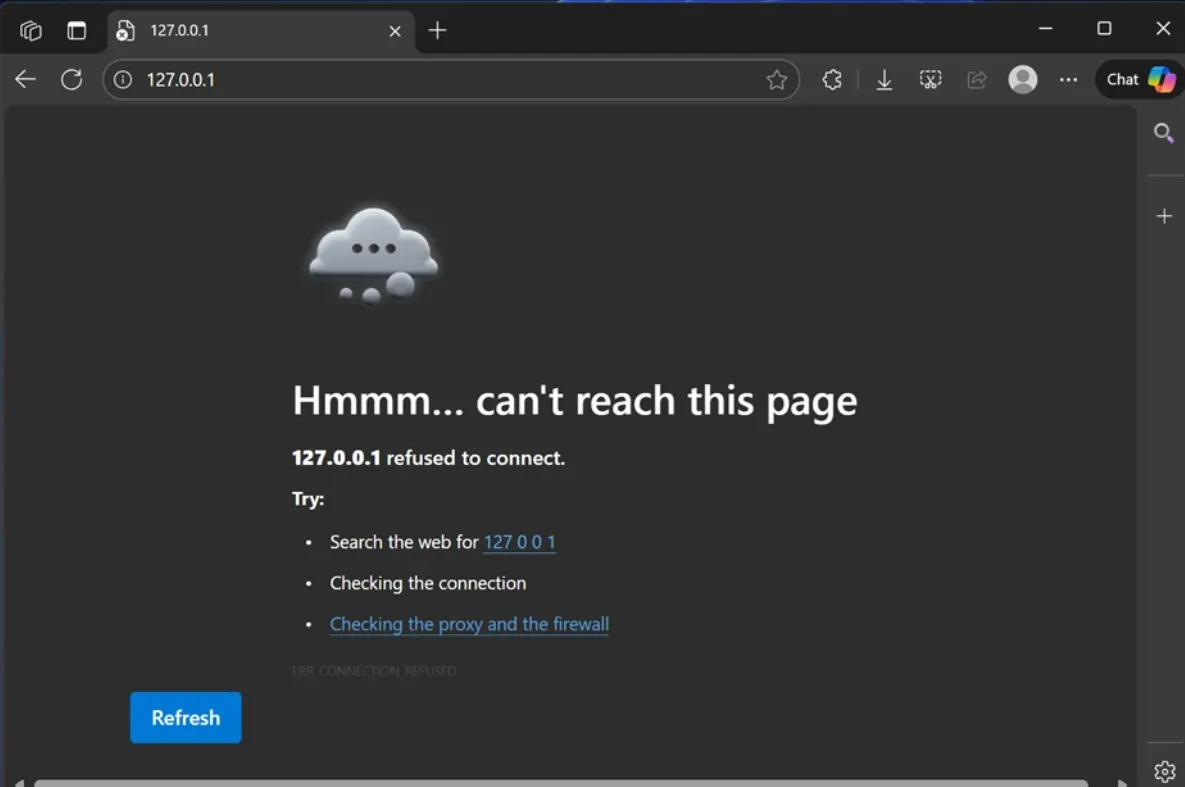 Fix Windows 11 KB5066835 breaking localhost (HTTP/2 bug)