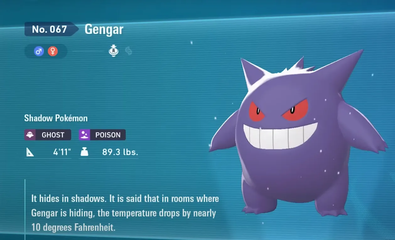 Pokémon Legends: Z‑A — Every way to get Gengar (trade or catch)