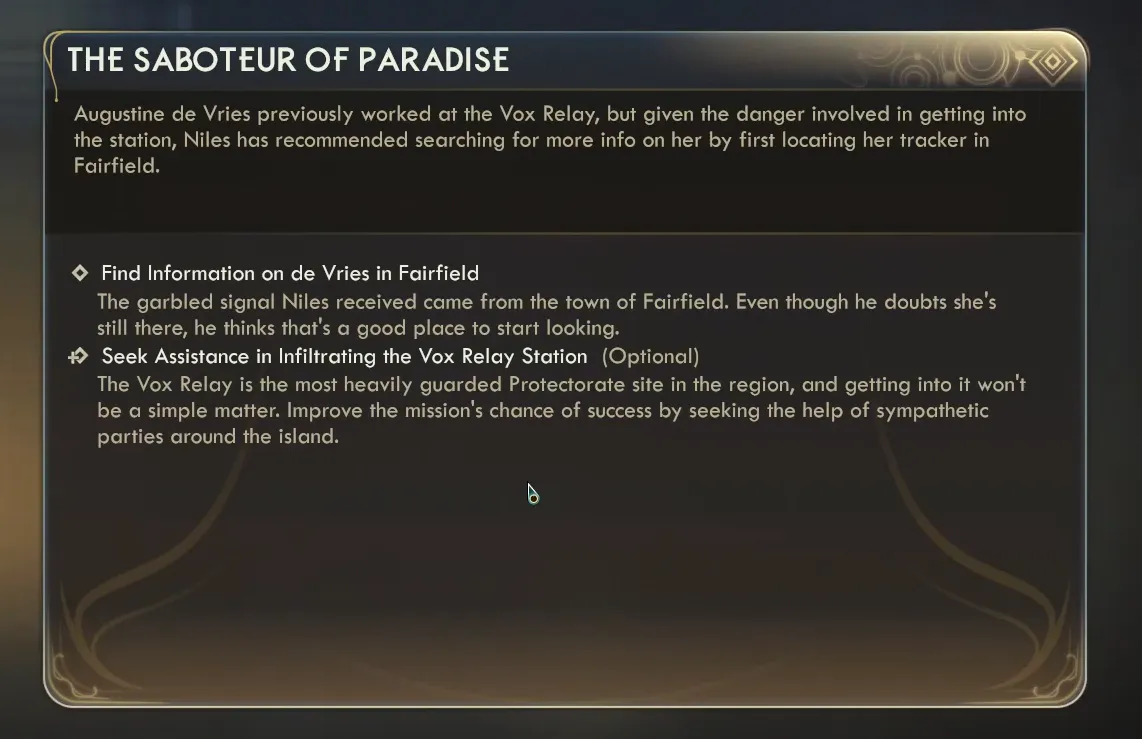 The Outer Worlds 2: The Saboteur of Paradise — all viable Vox Relay paths and outcomes