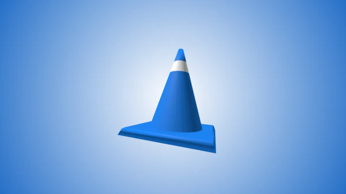 Blue Traffic Cone on Roblox (hat): release history, design, and availability