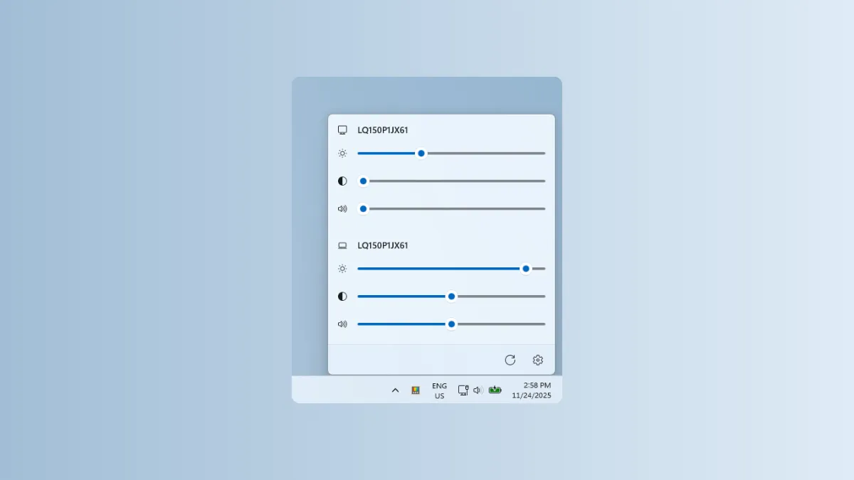 PowerToys’ upcoming Monitor Utility will let you change Brightness, Contrast, Color temp, and  more