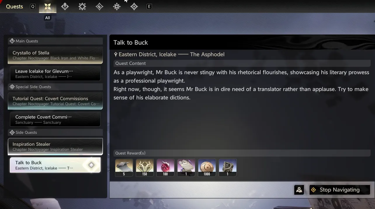 Duet Night Abyss — Inspiration Stealer side quest guide and rewards