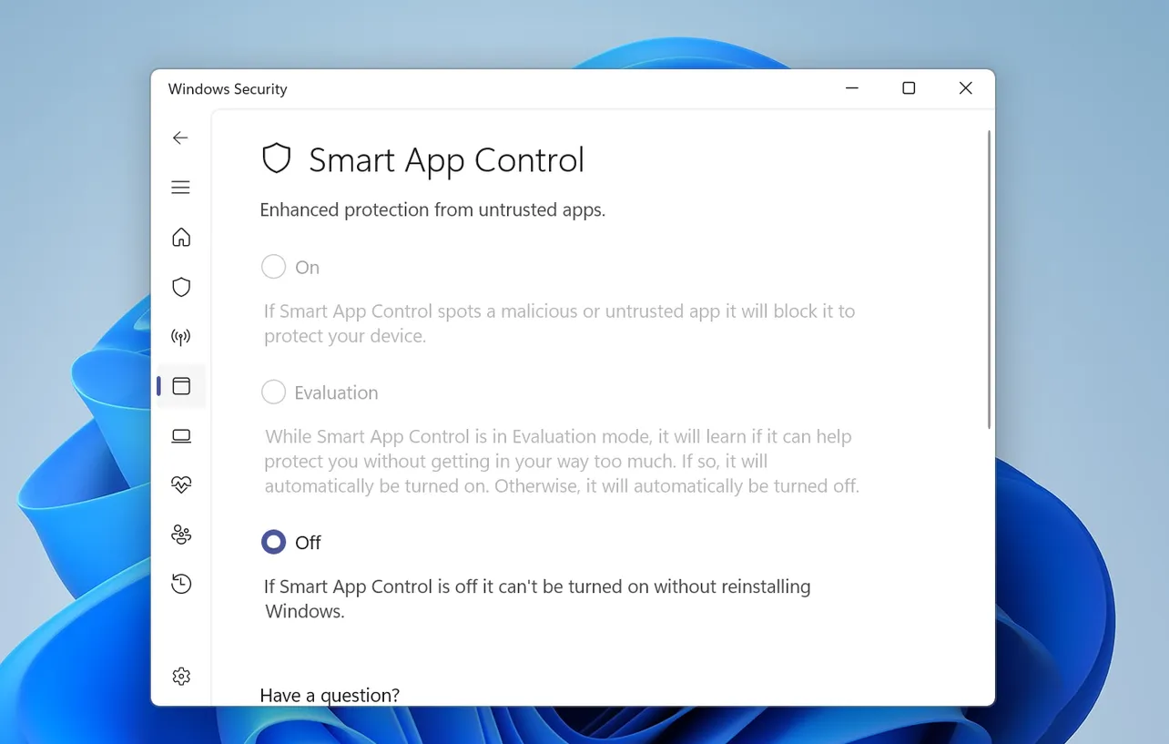 How to Turn Smart App Control Off in Windows 11 Safely
