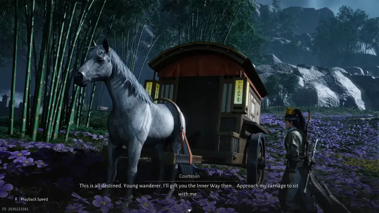 Where Winds Meet Flower Expanse exploration guide (courtesan caravan quest)