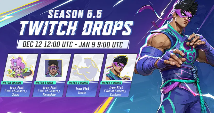 Marvel Rivals’ Iron Fist Will of Galacta Twitch Drop: Timings, rewards, and how to claim it