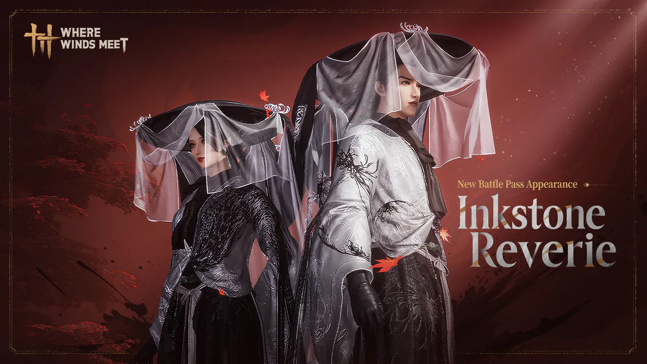 Inkstone Reverie in Where Winds Meet: How the new battle pass outfit works
