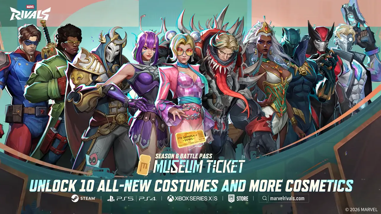 Museum Ticket in Marvel Rivals Season 6: Price, pages, and every Battle Pass reward