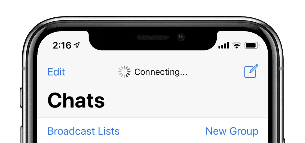 FIX: WhatsApp stuck on "Connecting..." on iPhone