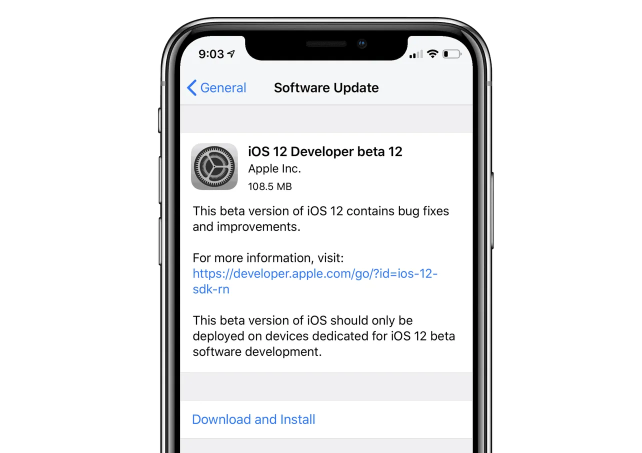 [Updated] Download iOS 12 Beta 12 IPSW Firmware