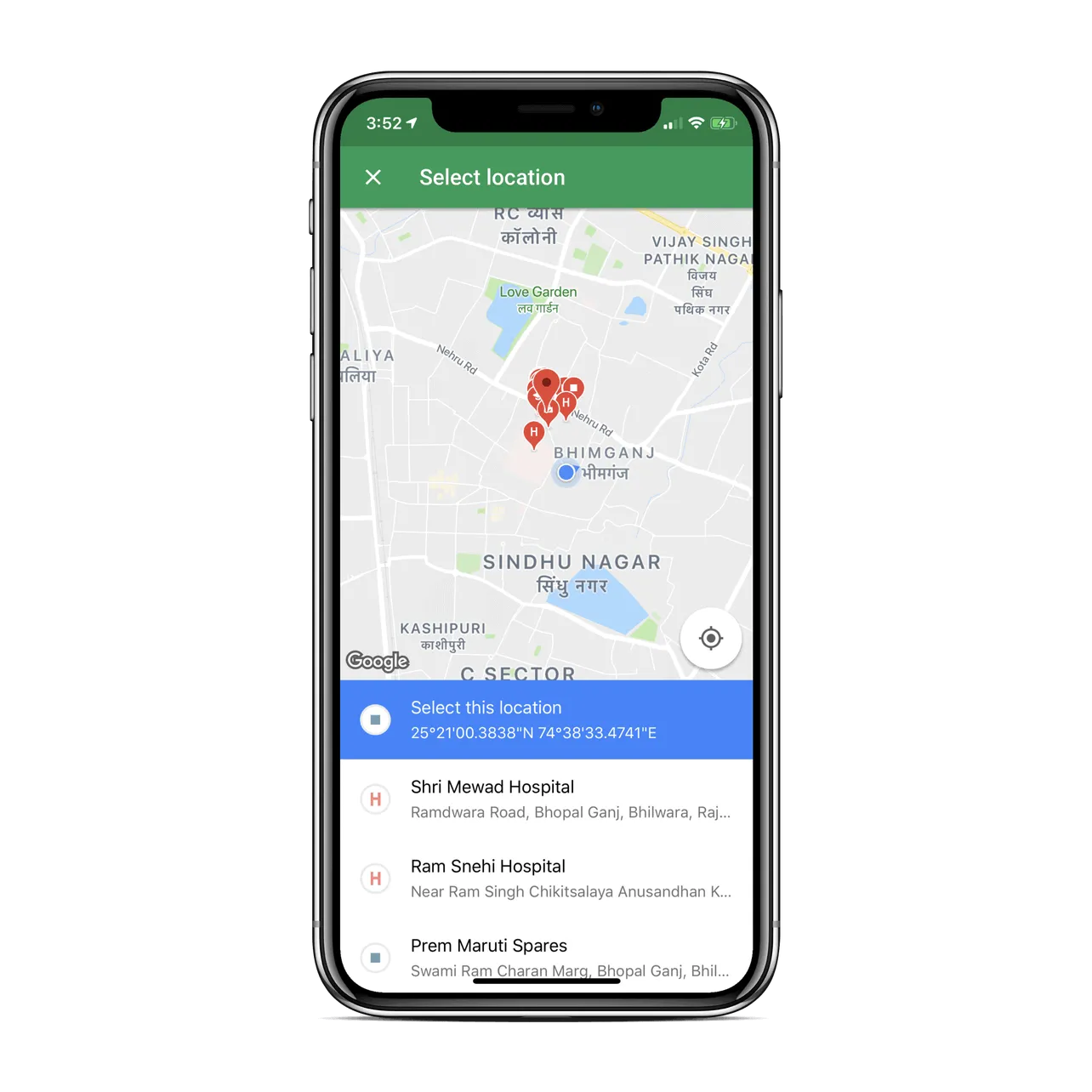 Hangouts version 23 update for iOS brings New Location Picker and Bug fixes
