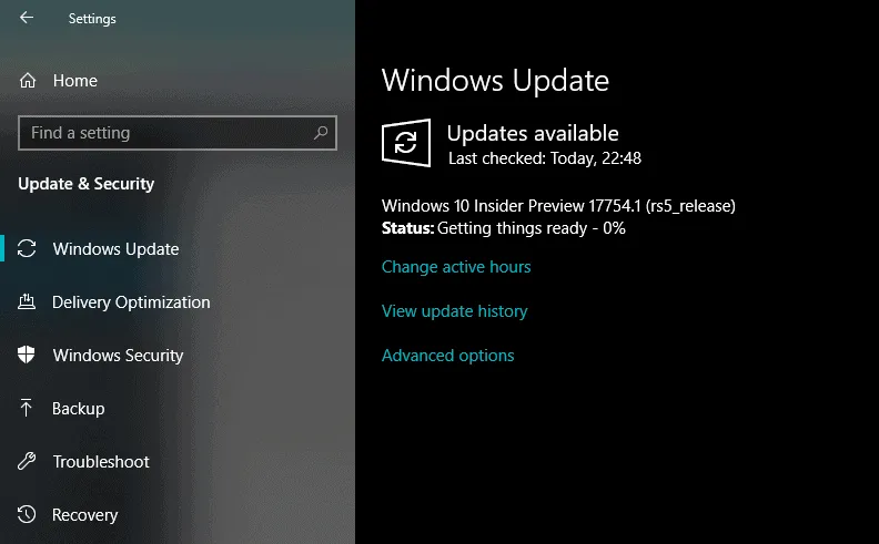 [Update] Windows 10 Insider Build 17754 rolling out