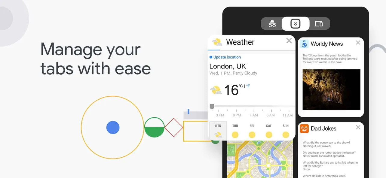 Swipe to close a tab on Chrome is no longer a feature for iOS devices