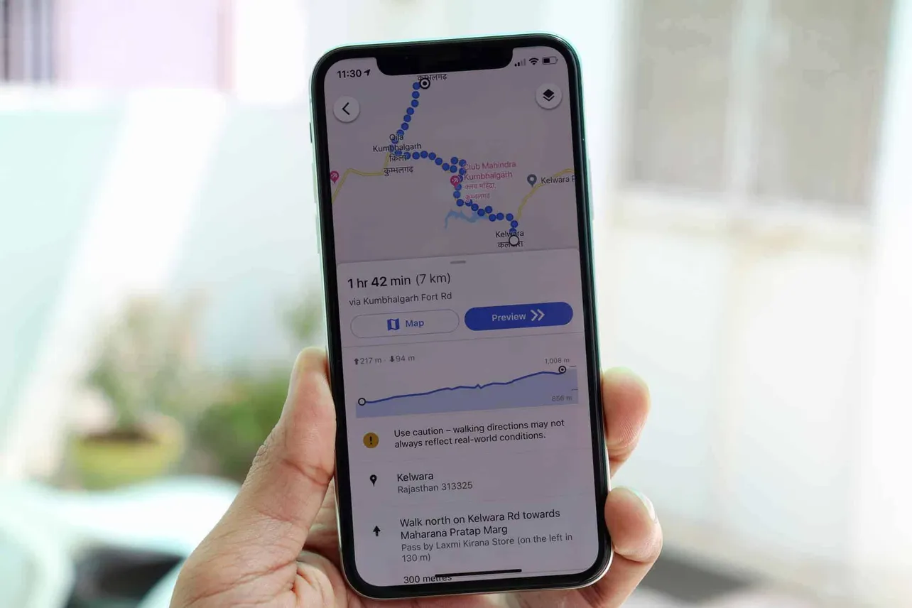 Google Maps app for iOS now shows nearby Events and elevation of route for biking and walking directions
