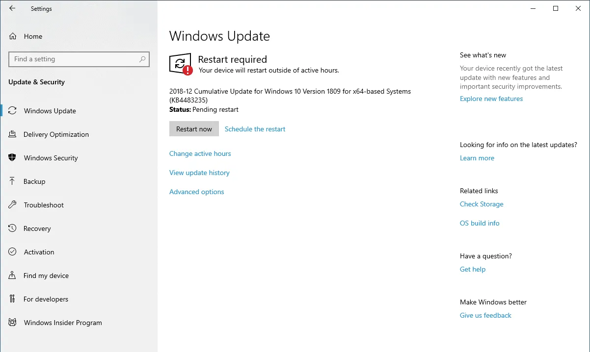 [Download] Microsoft releases KB4483235 update for Windows 10 version 1809