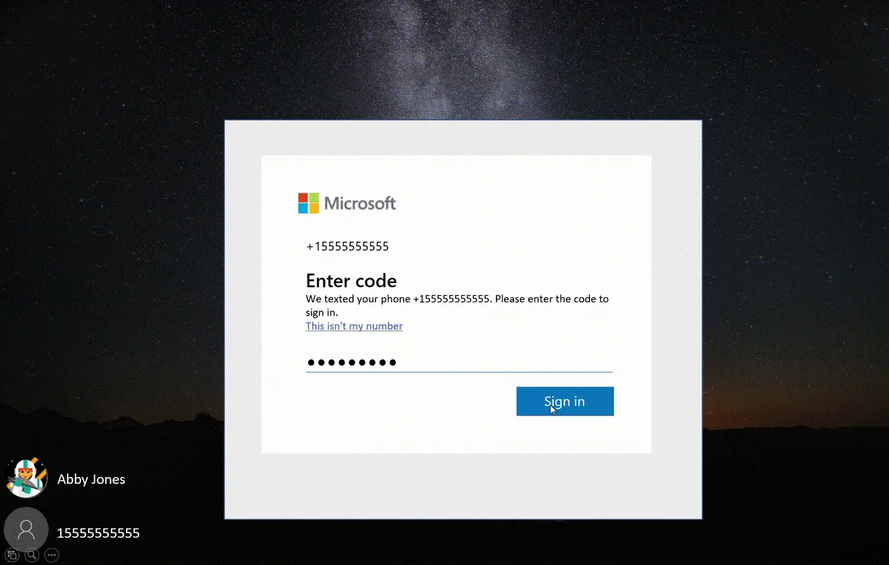 How to Sign in with a Phone Number in Windows 10