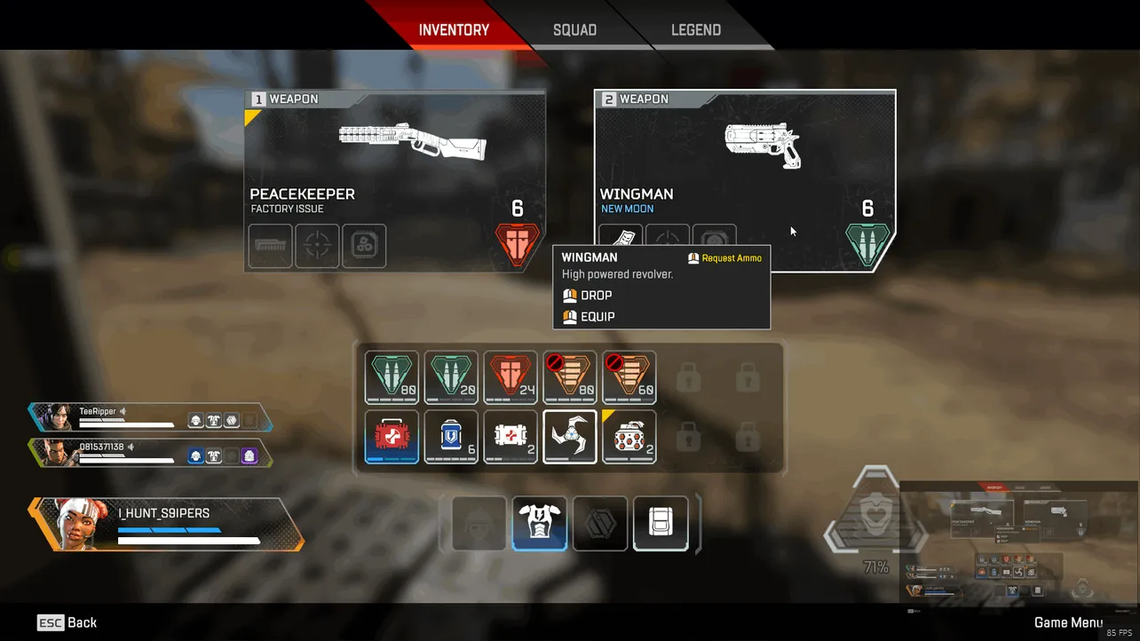 How to Ask for Ammo in Apex Legends with a Ping